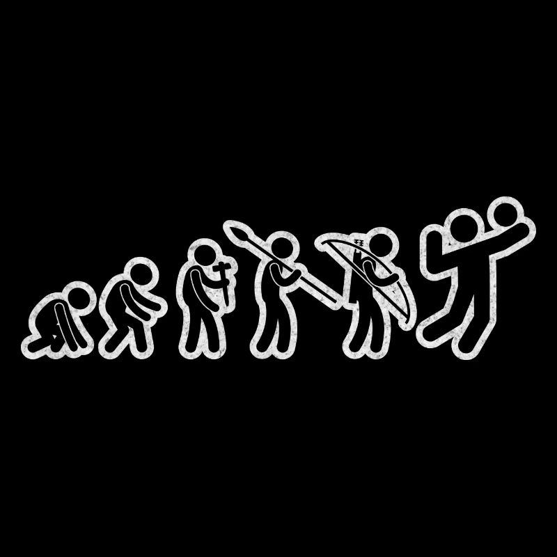 Evolution Volleyball Black Grunge