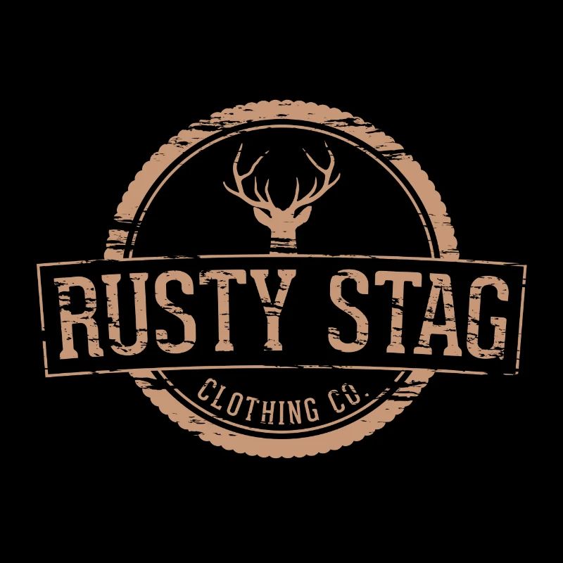 Rusty Stag Weathered Crest