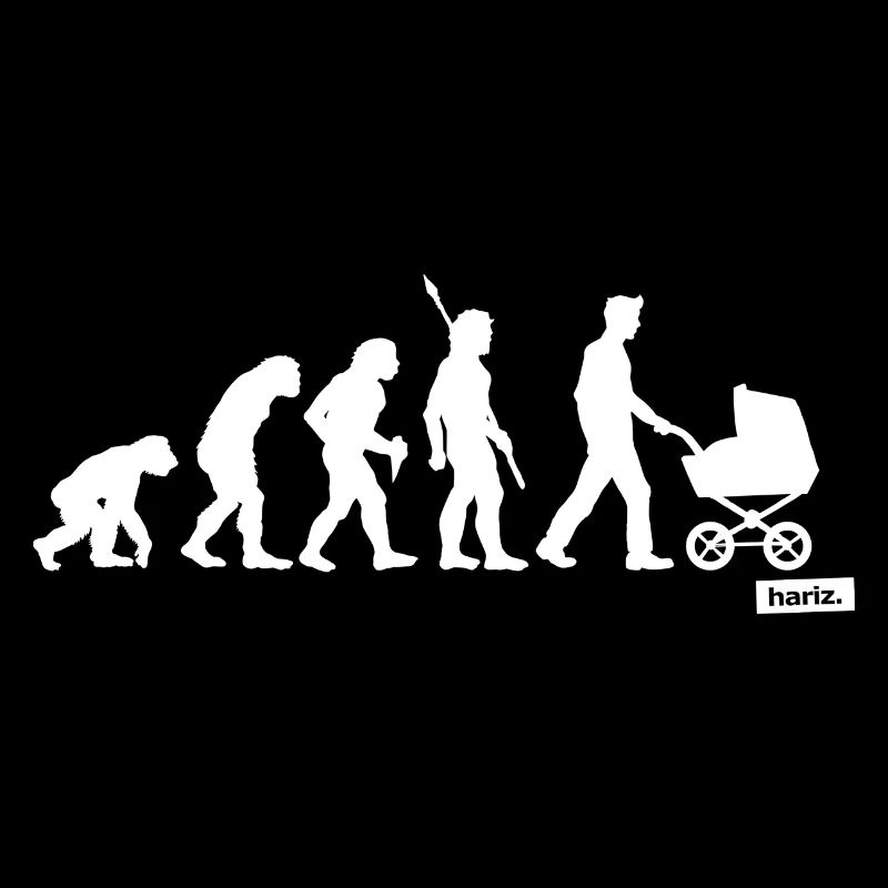 Dad Evolution HARIZ Dad Father's Day Gift