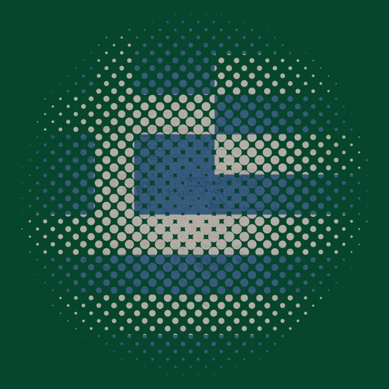 Grèce drapeau utilisé points de vue Athènes Crète