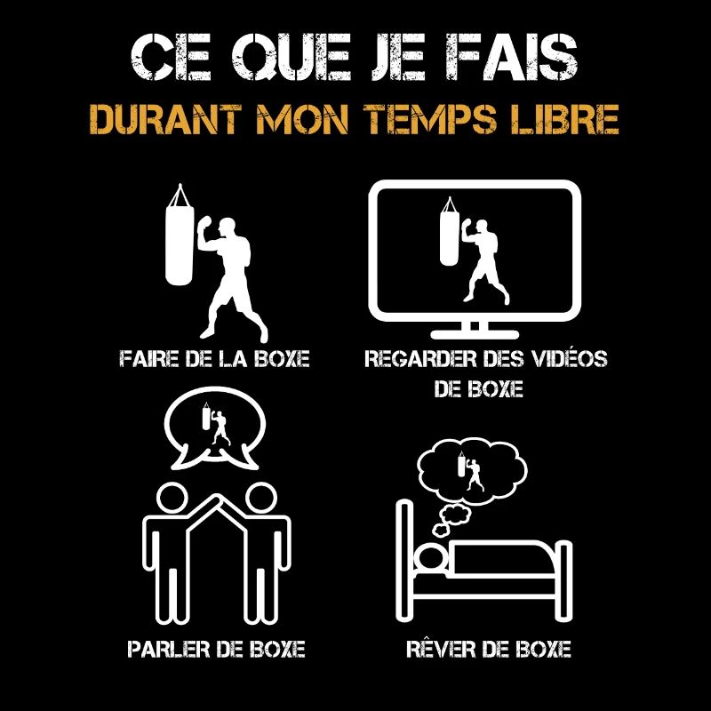 ce que je fais durant mon temps libre boxe