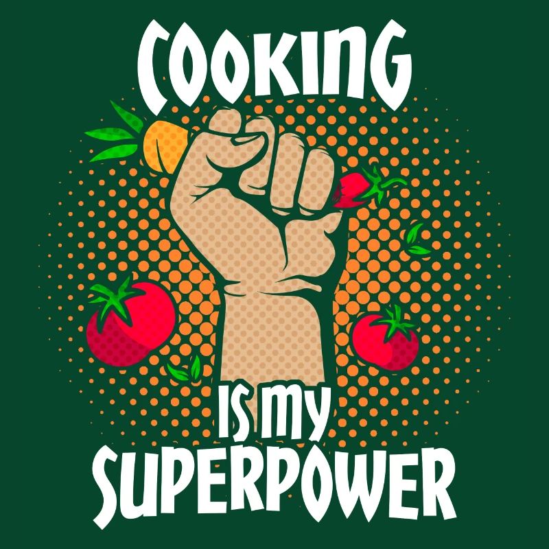 Kochen Superkraft Beruf Hobby Comic Geschenkidee