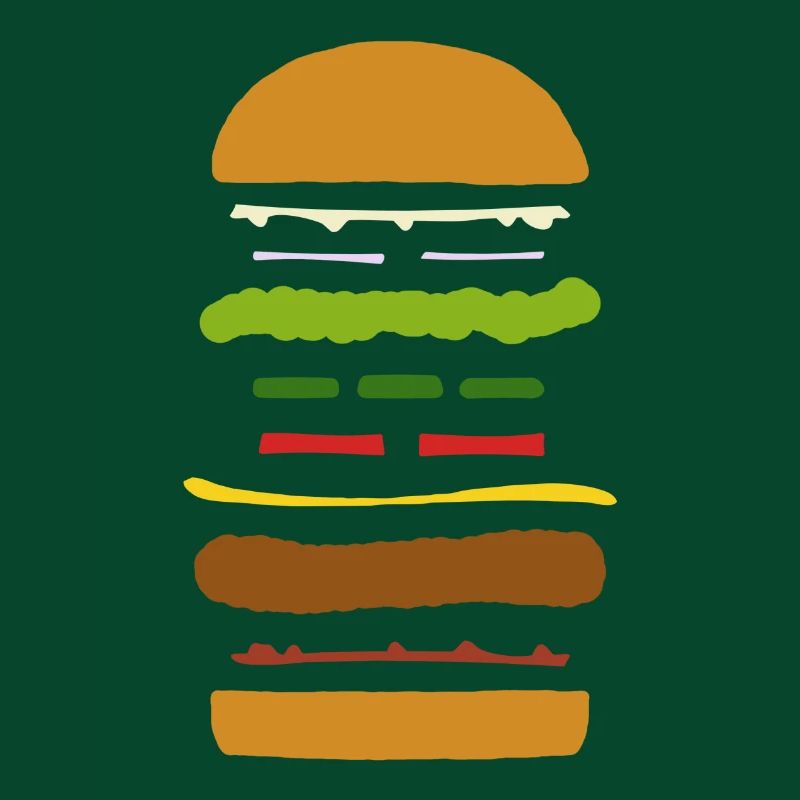 Exploded Burger