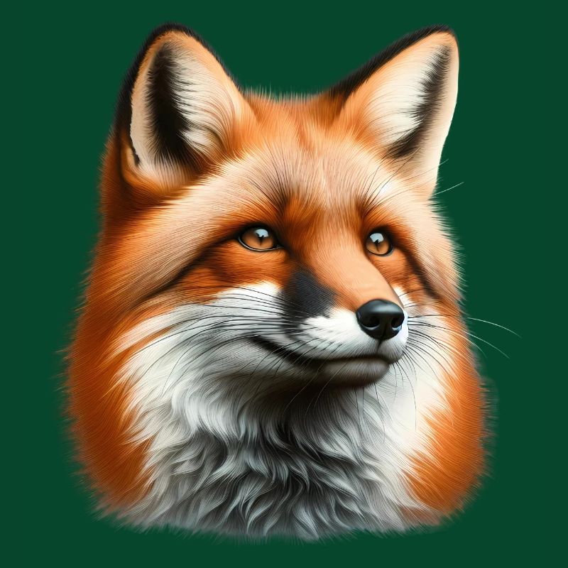 Trippy Polka Dot Fox
