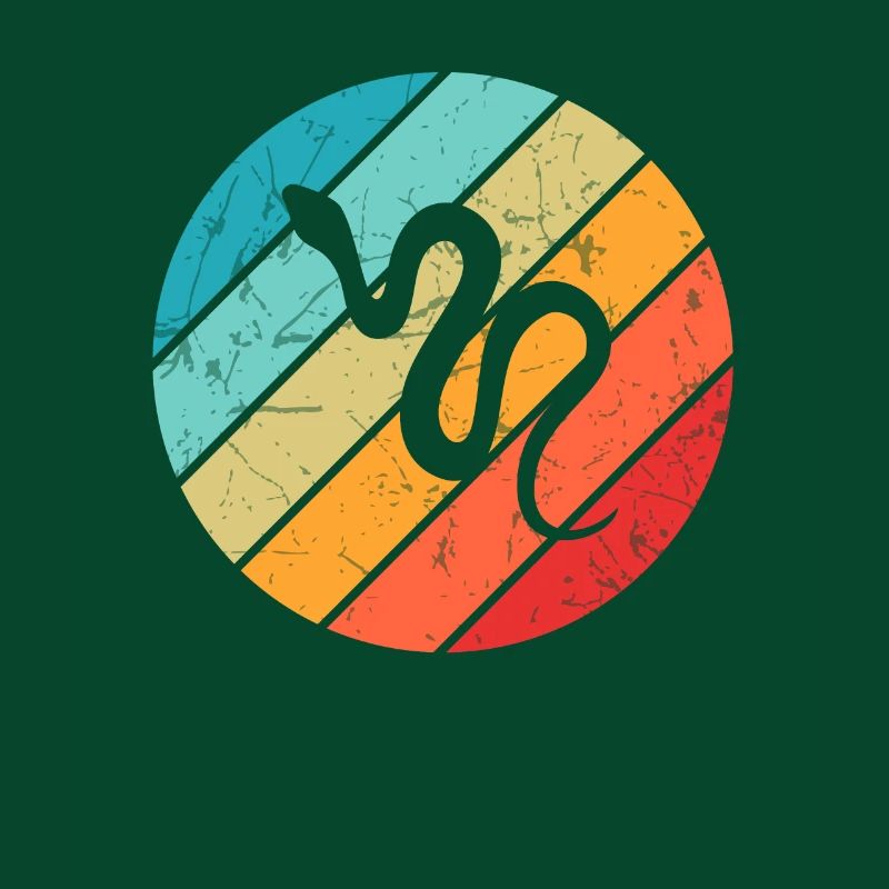 Snake Retro Reptile Python Gift idea