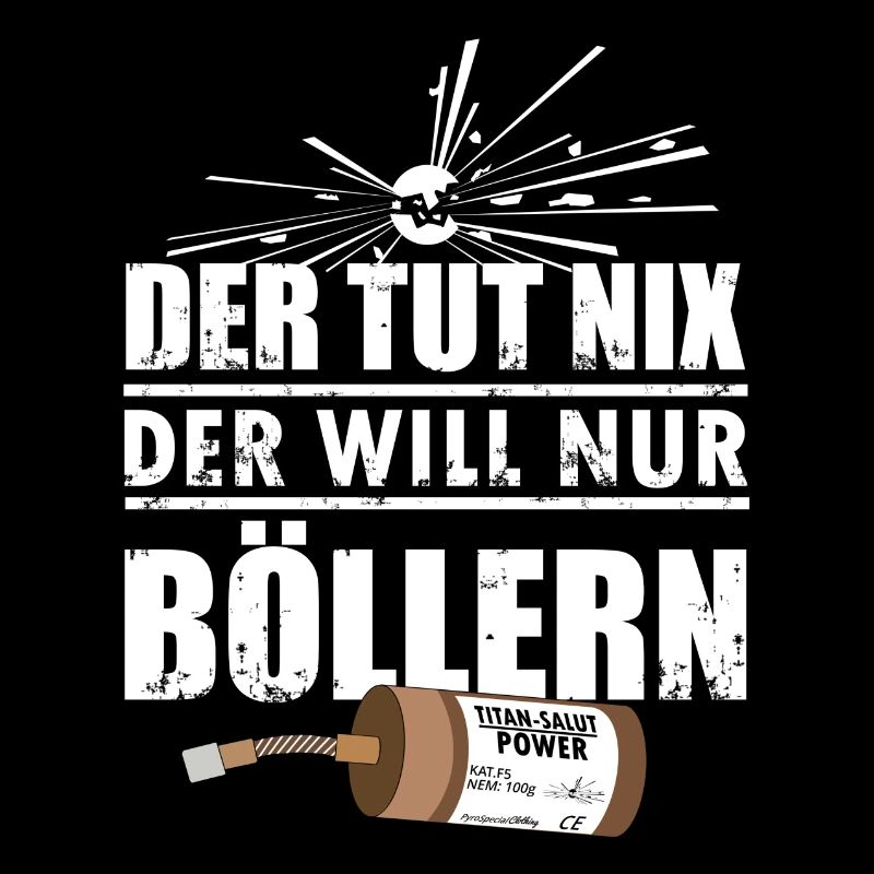 Silvester Pyro will Böllern