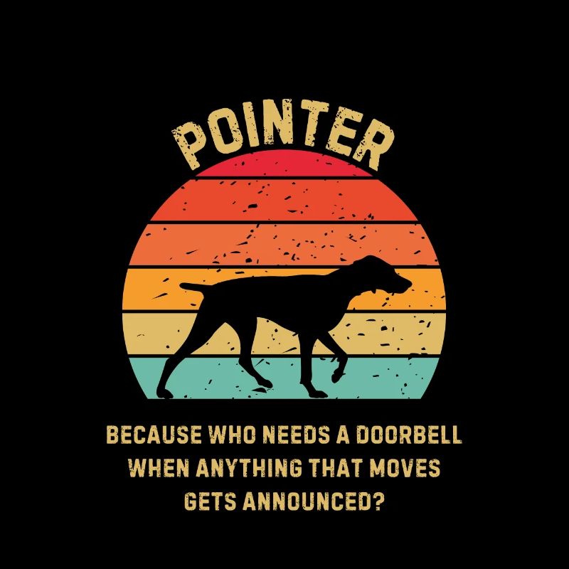 Pointer Retro Sunset