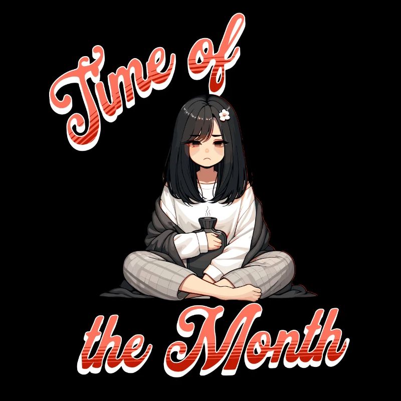 Période de menstruation Temps du mois Anime