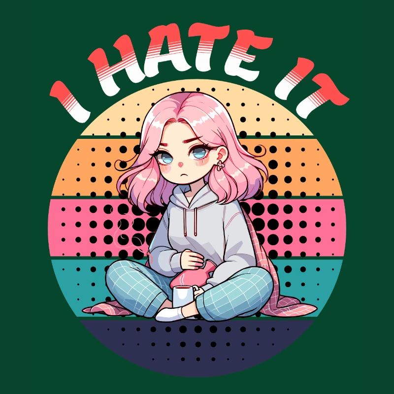 Periode I Hate It Regenbogen Stil