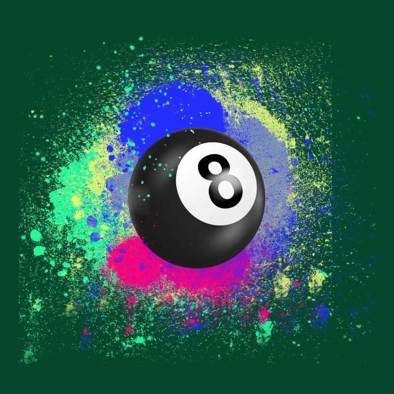 Noir 8, Boule de billard, N8, Boule de billard, Billard