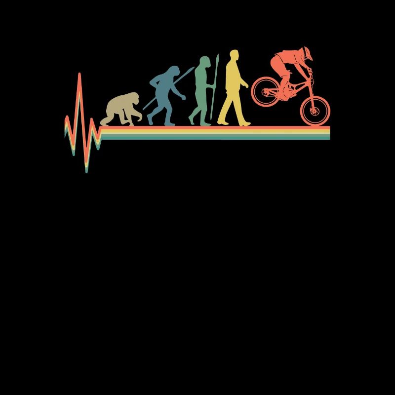 Evolution Mountainbiken Geschenk Mountainbiker