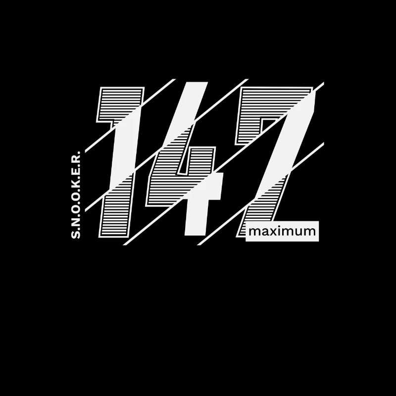 Snooker Frame 147 Maximum Gift