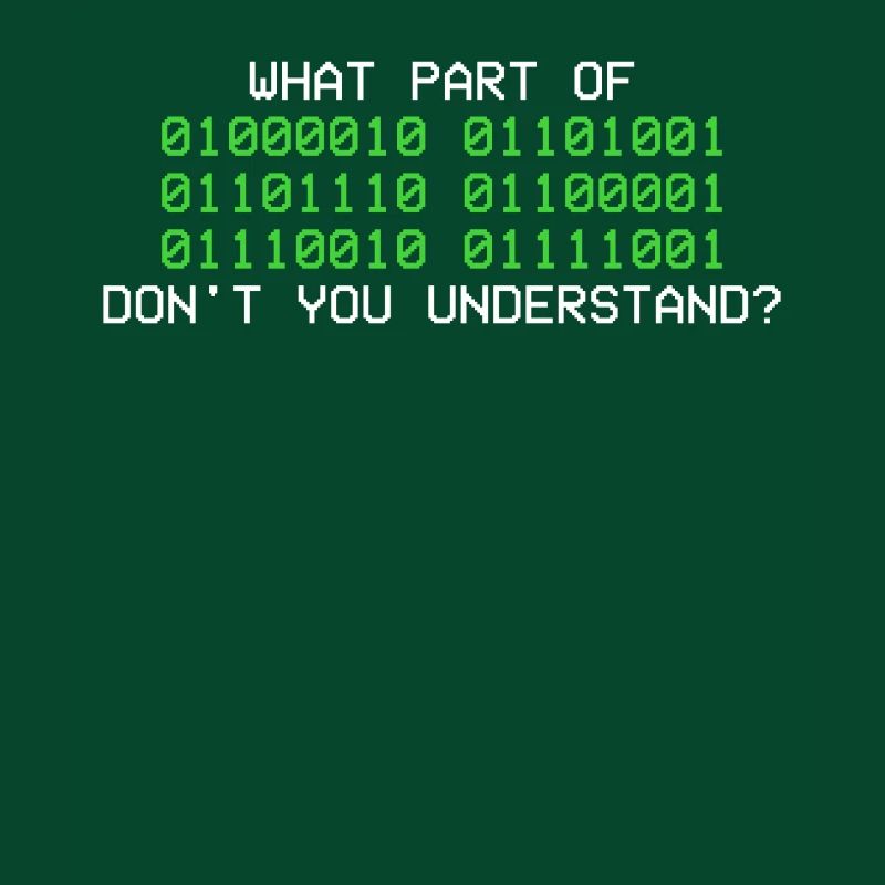 Binary code programmer informatics binary