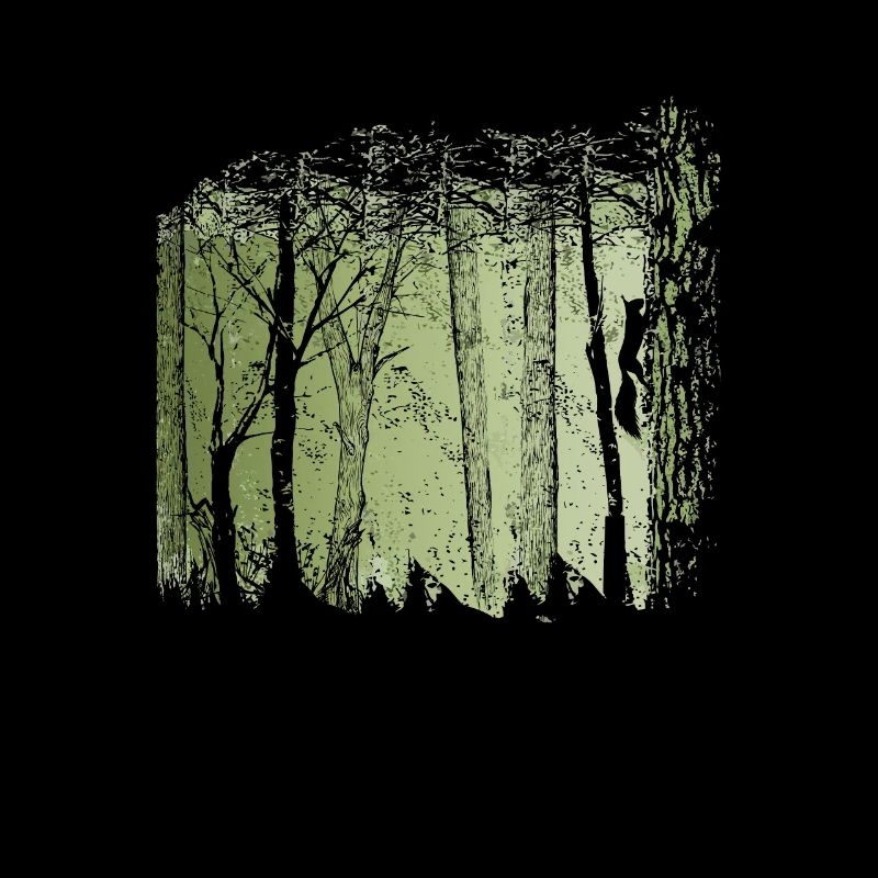 Écureuils dans la forêt