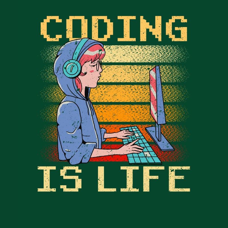 Coding Ist Leben Coder Code Programmierer