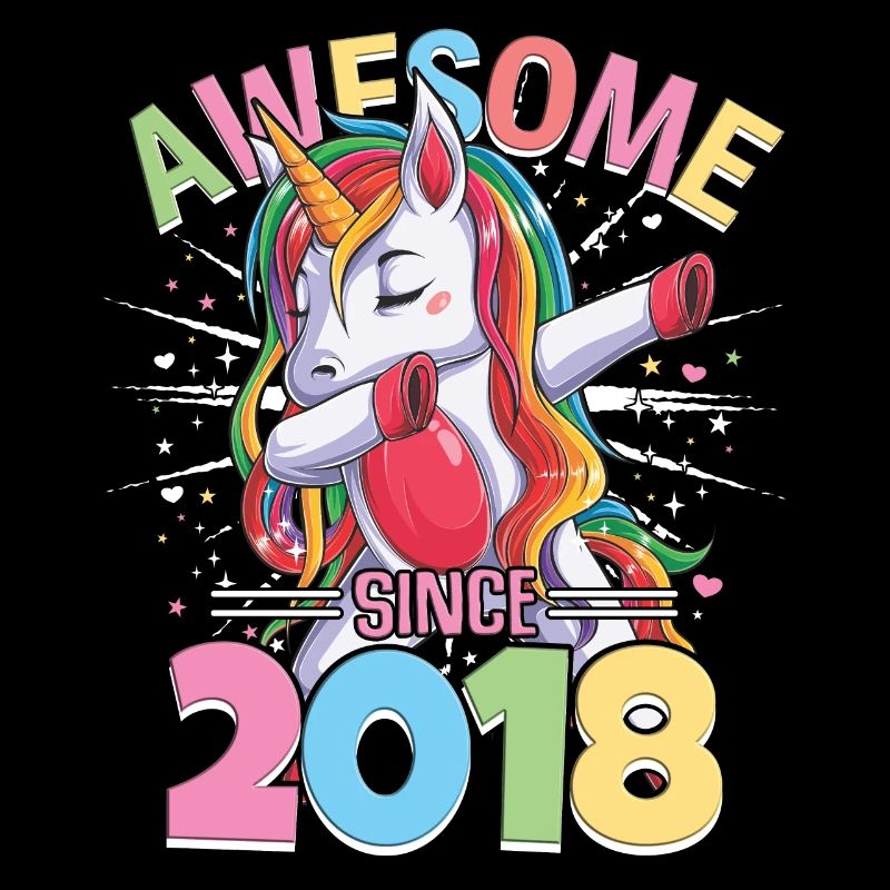 Regenbogen Einhorn 5. Geburtstag Mädchen 5 Jahre