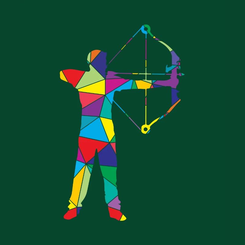 Low Poly Bogenjäger Poly Bogenjagd