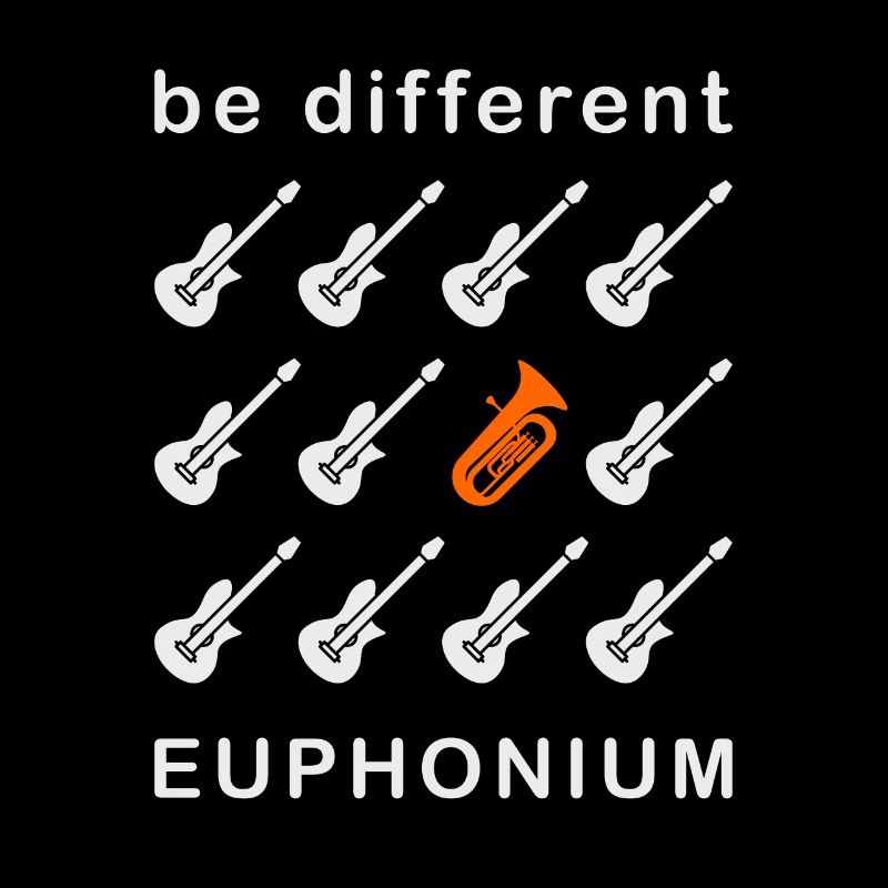 Euphonium Eufonium Blechbläser Tuba Spruch