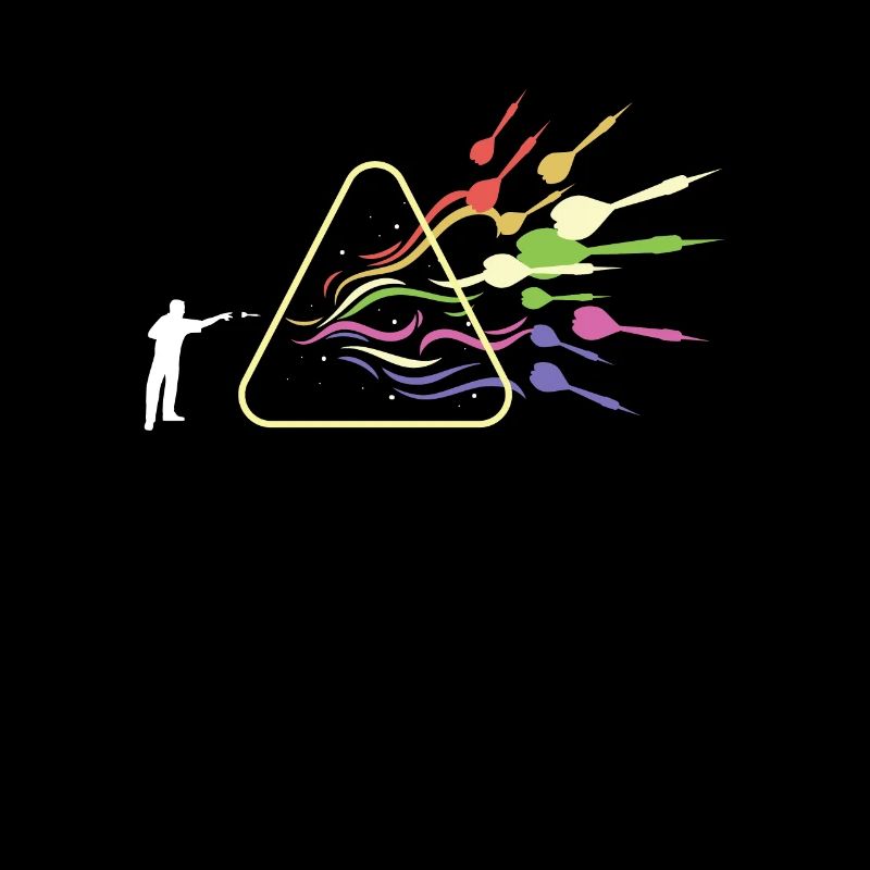 Dart Prism Rainbow Light Funny Physics