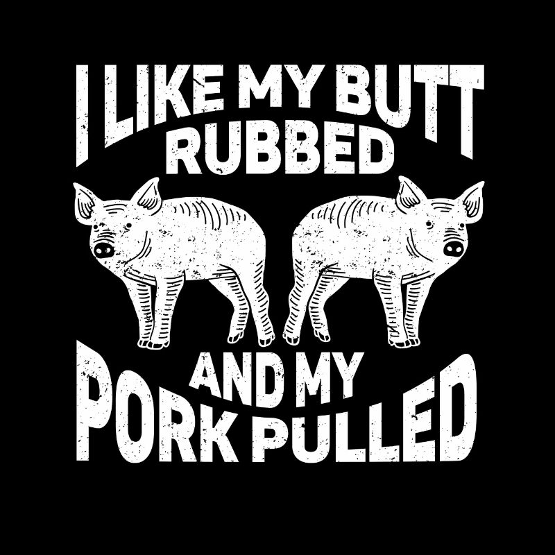 BBQ Pulled Pork Schwein Grill