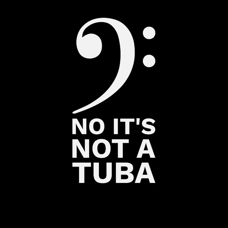 It's a Euphonium not a Tuba Eufonium Funny Spruch