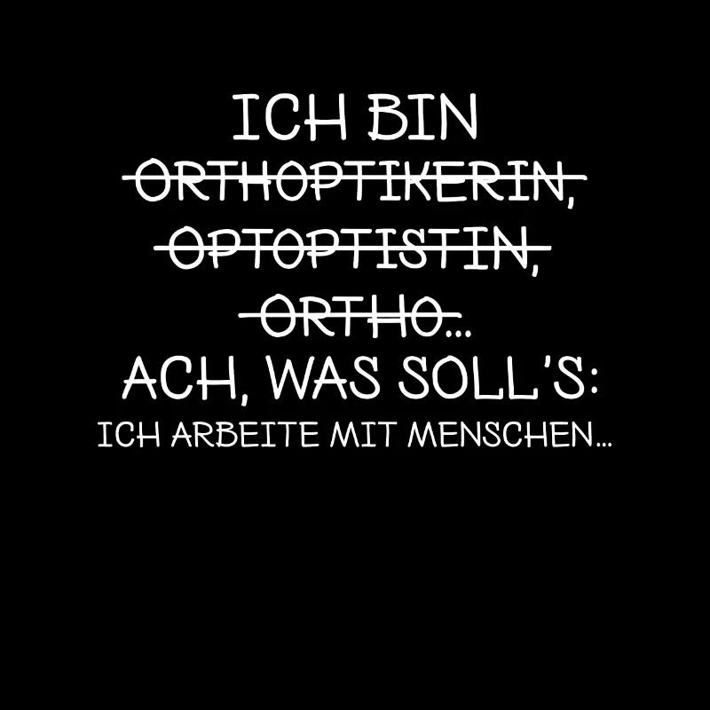 Orthoptist Writing Correctly - Profession Orthoptist