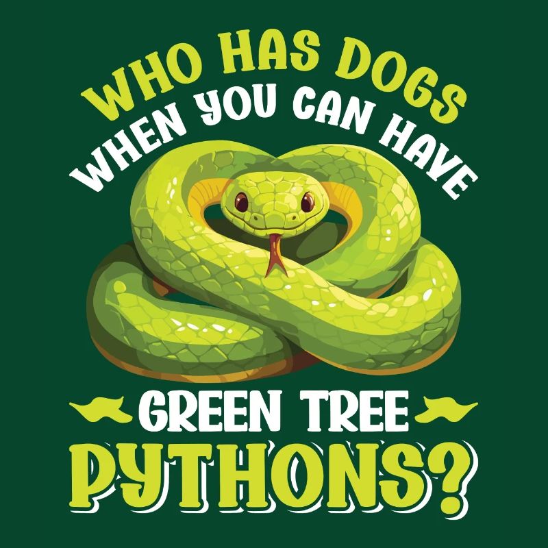 Python arborescent vert