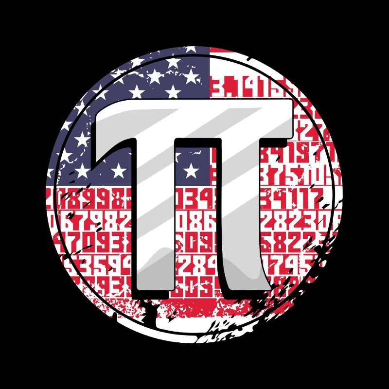 Numéros de balise Pi avec drapeau américain