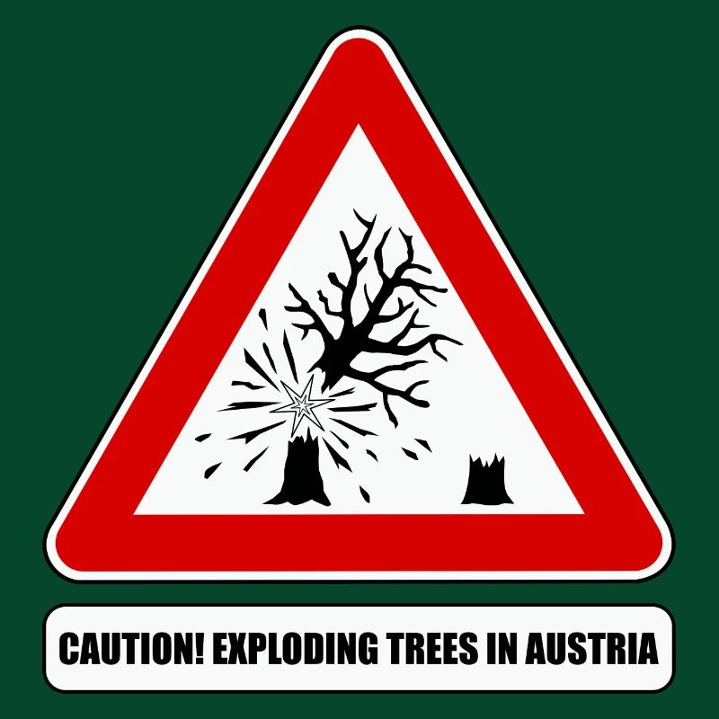 exploding trees,  exploding trees Austria