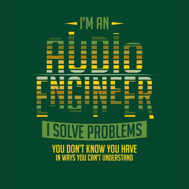 Sound Engineer Shirt I Solve Problems Gift Audio
