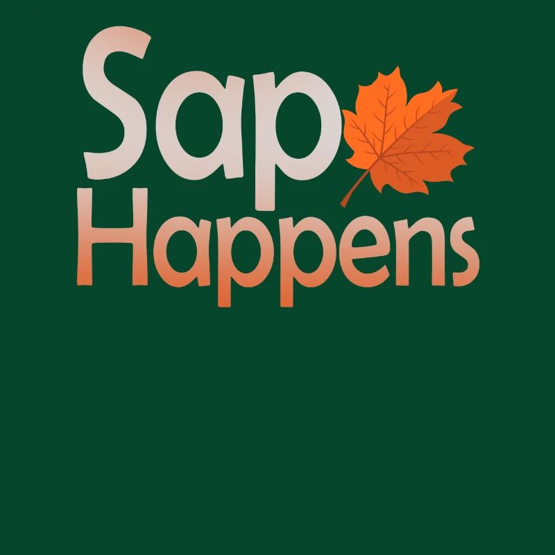 Maple Syrup Tree Tapping Funny Autumn Pancake