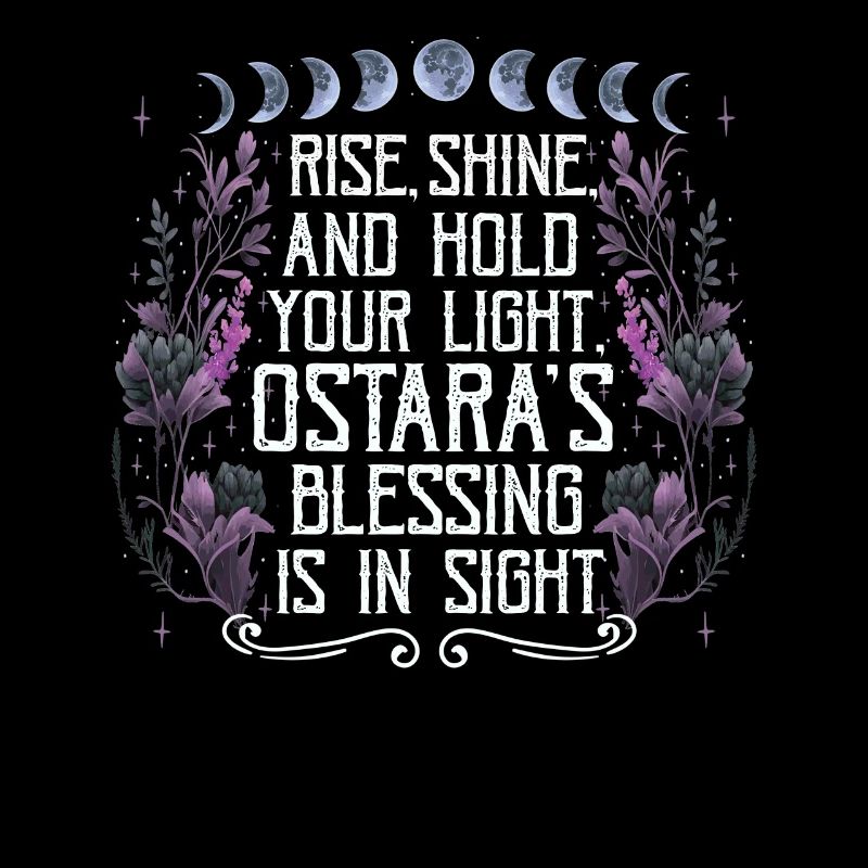 Ostara Witch Moon Eostre Spring Eastern