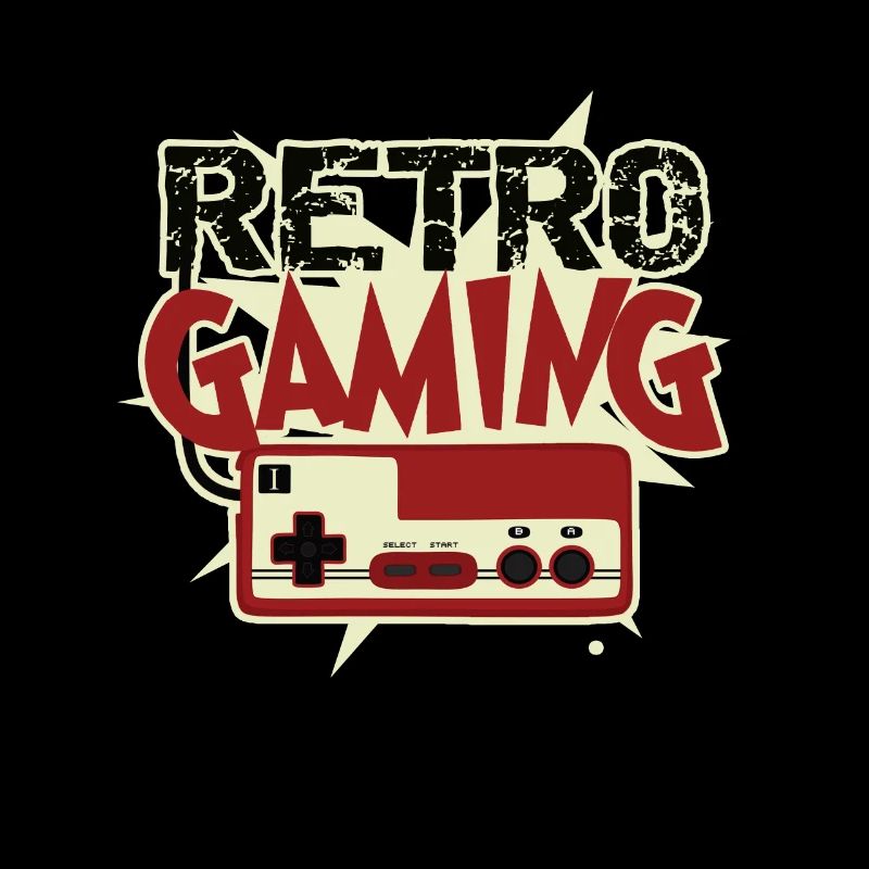 Retro gaming game console controller