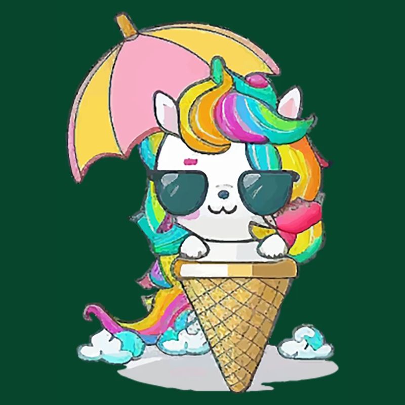 Licorne avec crème glacée - La combinaison parfaite