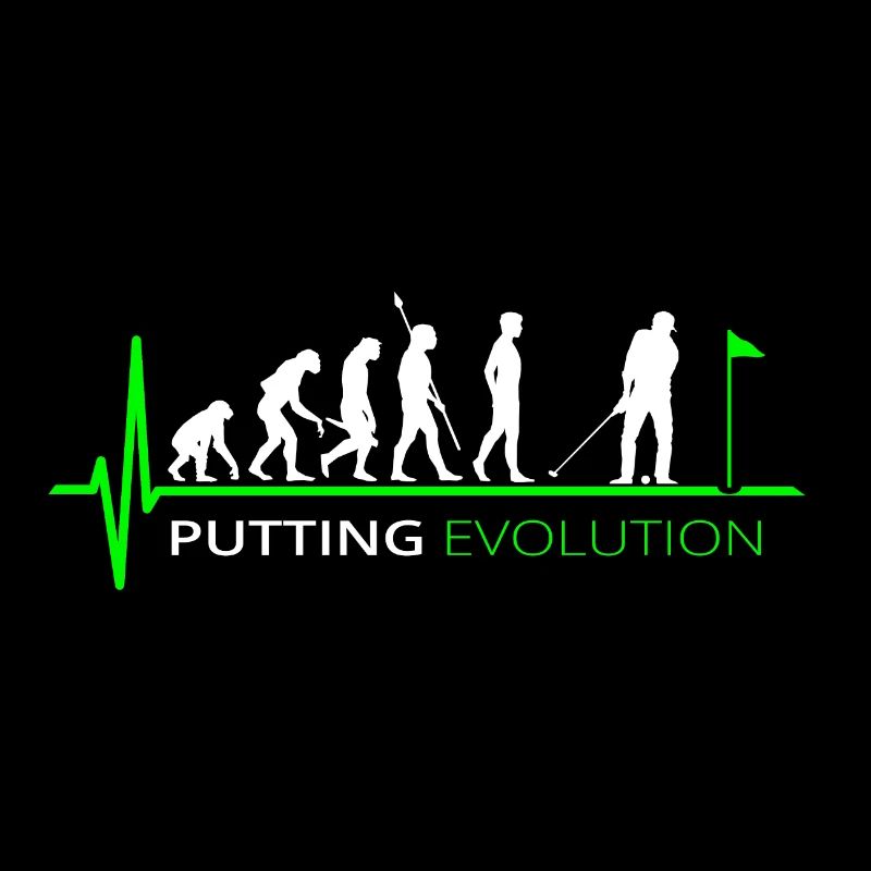 Golf Evolution Golfspieler Putten