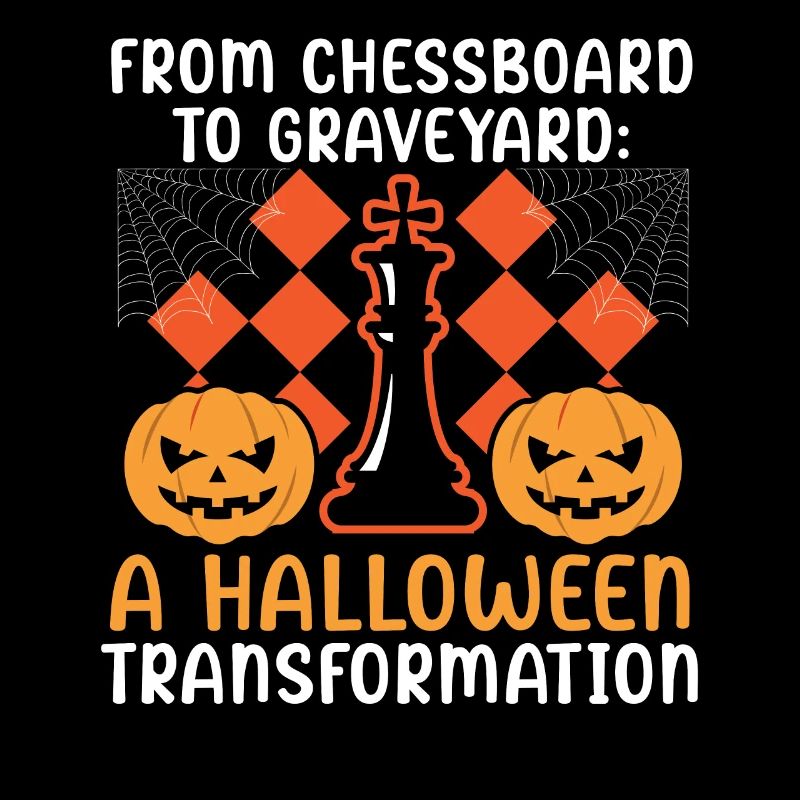 Schach Halloween Süßes oder Saures Schachbrettspiel