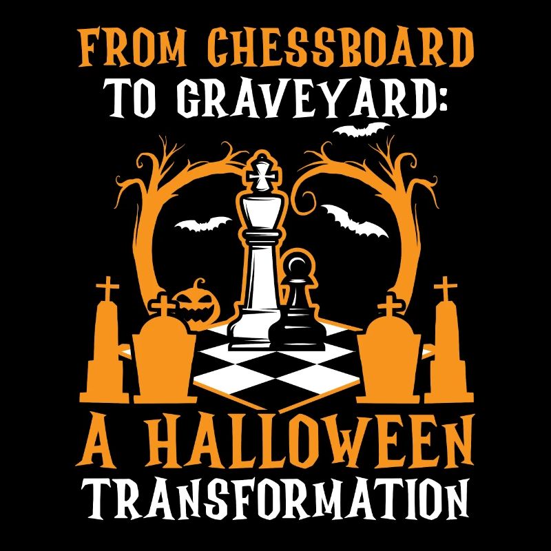 Schach Halloween Süßes oder Saures Schachbrettspiel