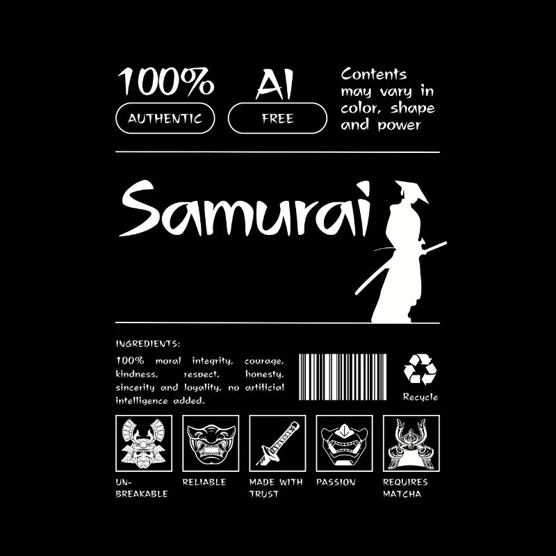 Dépliant de samouraï