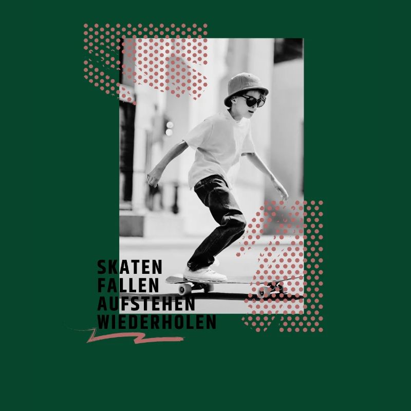Skateboard Design Perfekt Jungen Geschenkidee