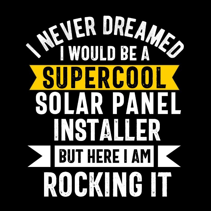Solar Panel Installer Technician Men Renewable