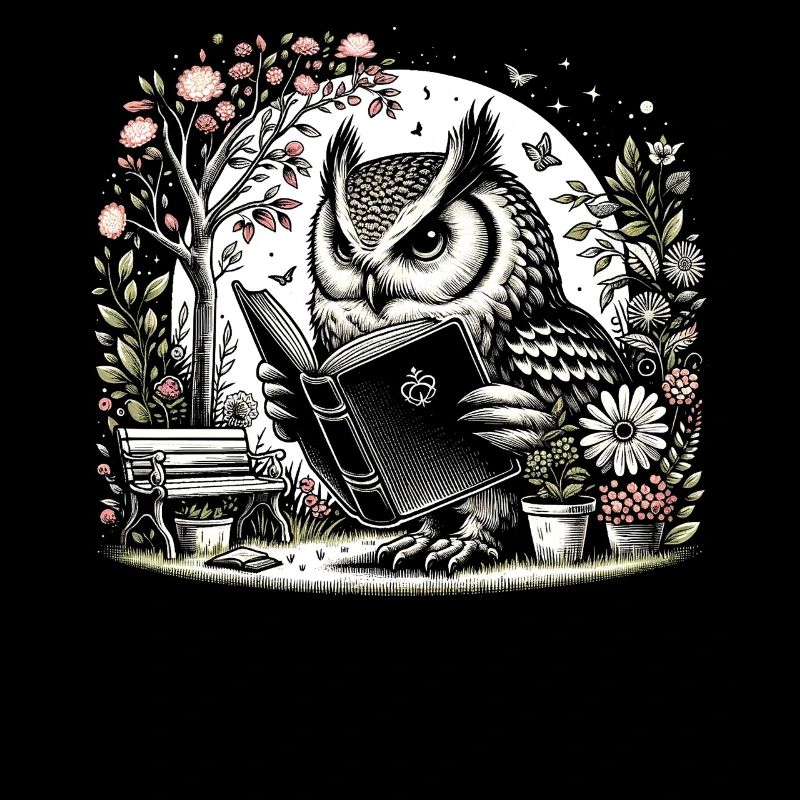 Eulen-lesebuch – Full Moon Scenery Reader