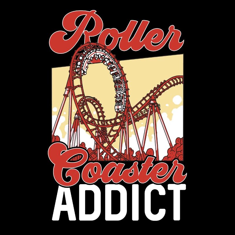 Achterbahn Rollercoaster Freizeitpark