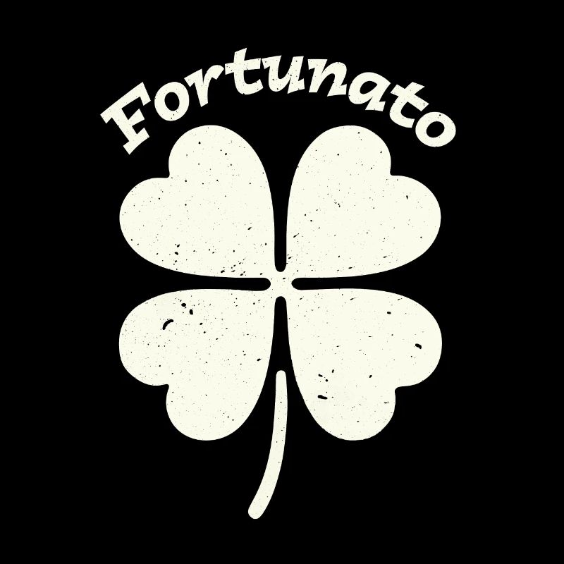 Fortunato Emblem Distressed Vierblatt