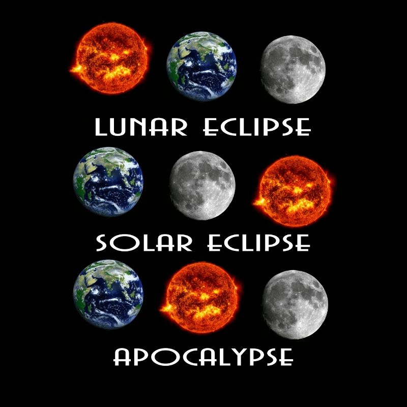 Eclipse Lunaire Eclipse Solaire Apocalypse