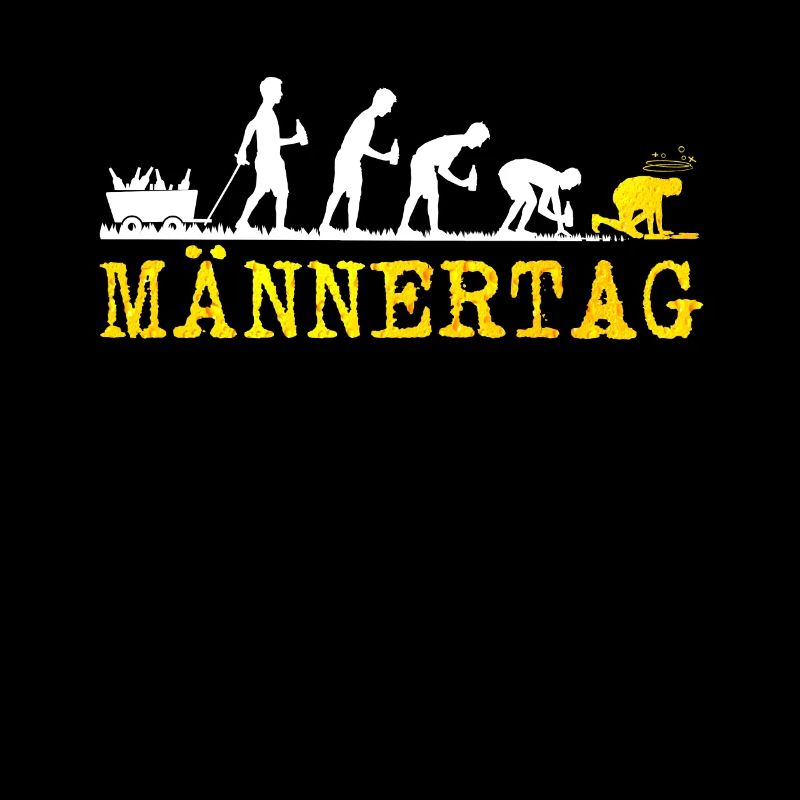 Men's Day Herrentag Evolution beer drinking