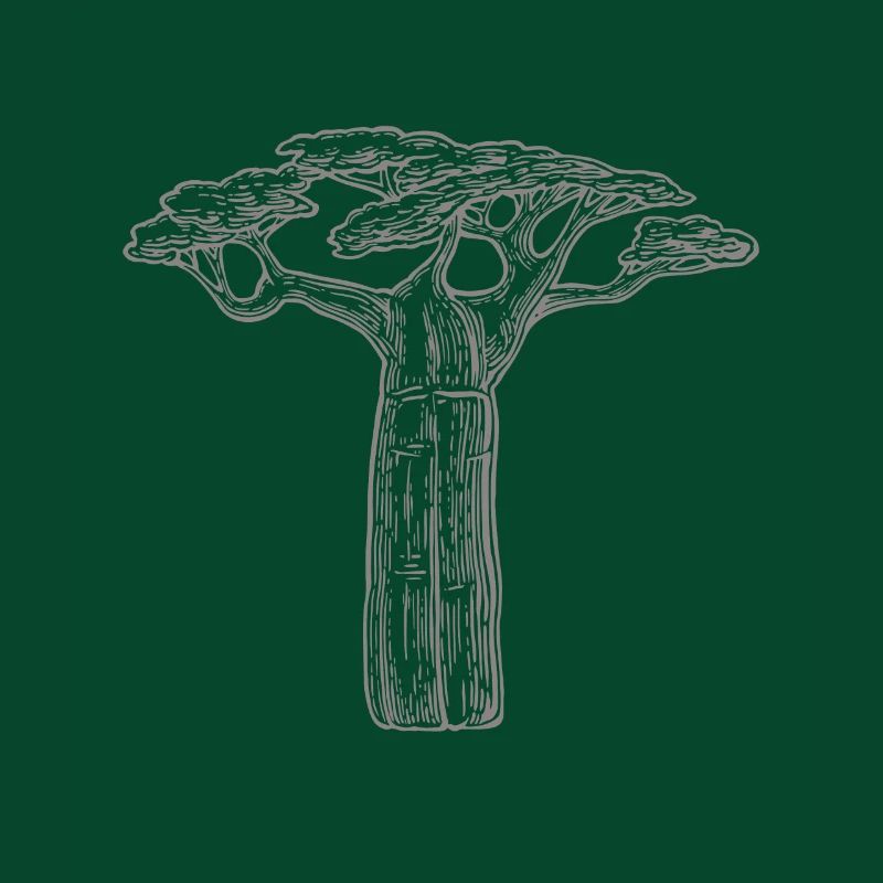 cadeau d'amant d'arbres baobab Afrique Graphique