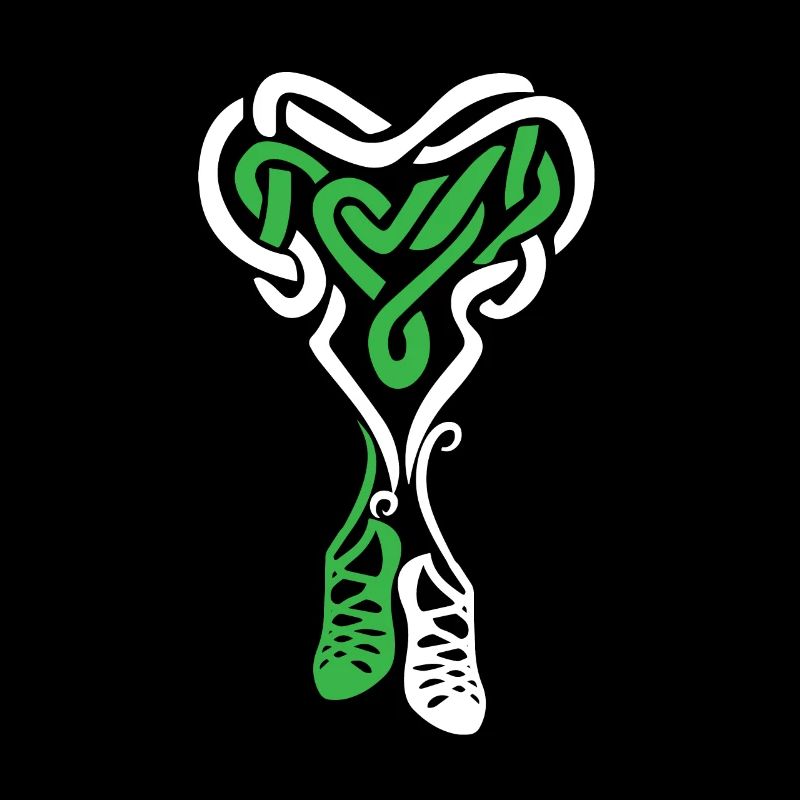Irish Step Dancing Celtic Knot Heart