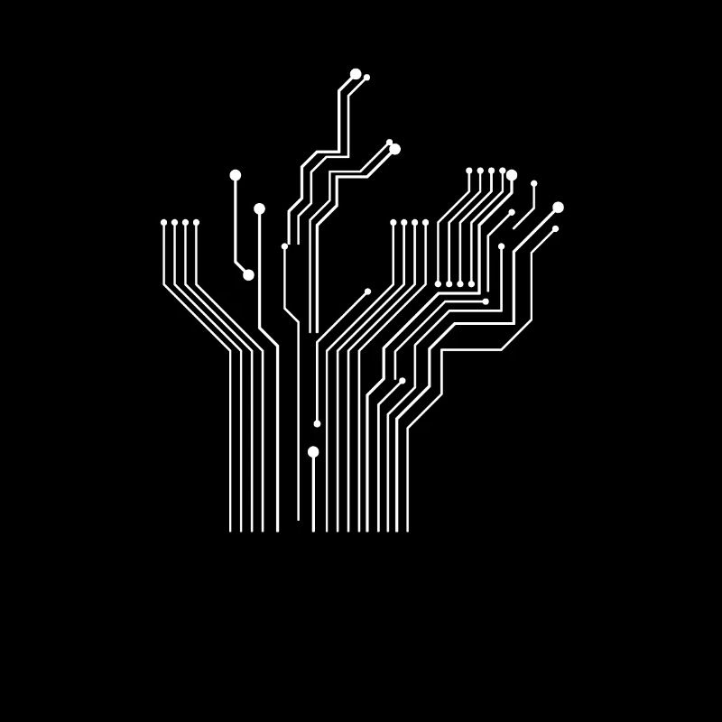 Board Chip Circuitboard with CPU Computer Design