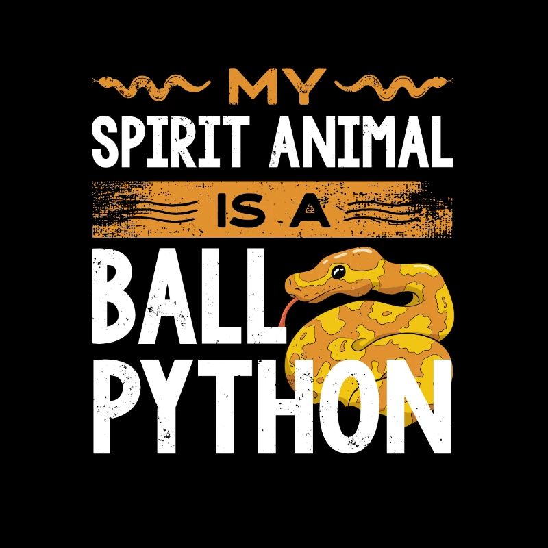 Mon animal spirituel est un python boule de banane