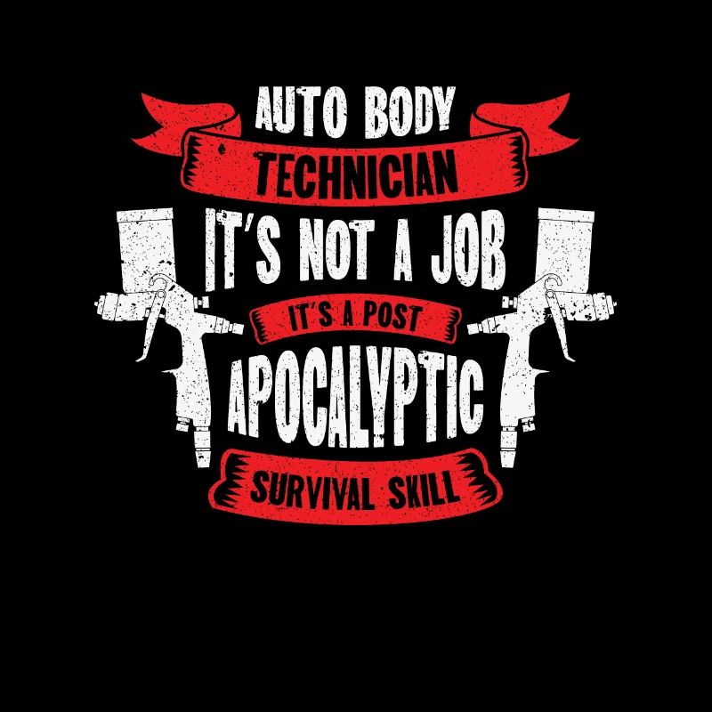 Autocarrosserie technicus post-apocalyptisch